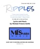 Ripples SAB choral sheet music cover